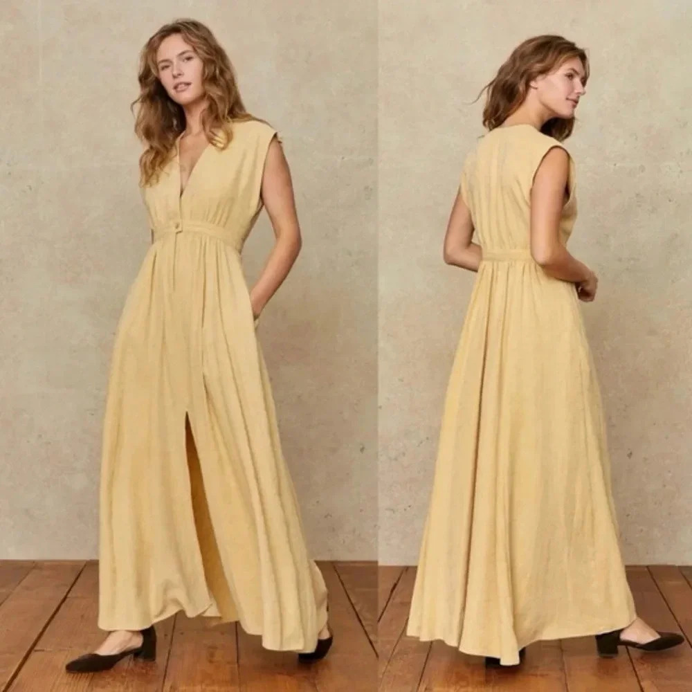 Christy Dawn Yellow Maxi Dress